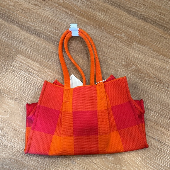 Cos mini checked shopper tote bag - Picture 1 of 3